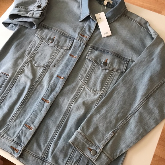 Eileen Fisher Organic Cotton Stretch Jean Jacket - Picture 4 of 9